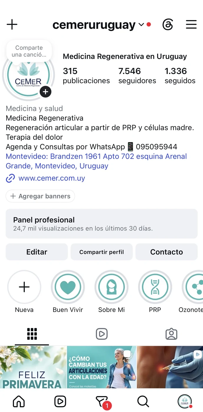 Redes sociales de CEMER